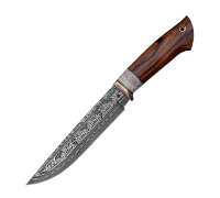 Нож Сибиряк из мозаичной дамасской стали  купить на  сайте koval-knife.shop